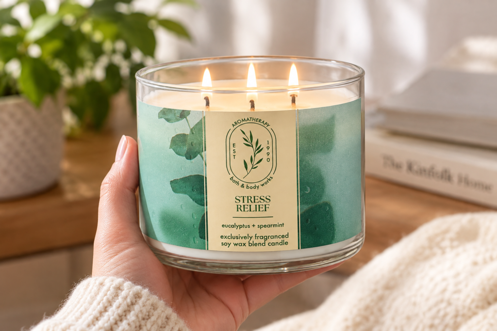 Bath & Body Works Eucalyptus Spearmint Candle Review