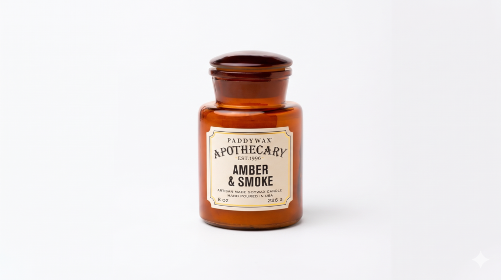 Paddywax Apothecary Amber + Smoke Candle Review