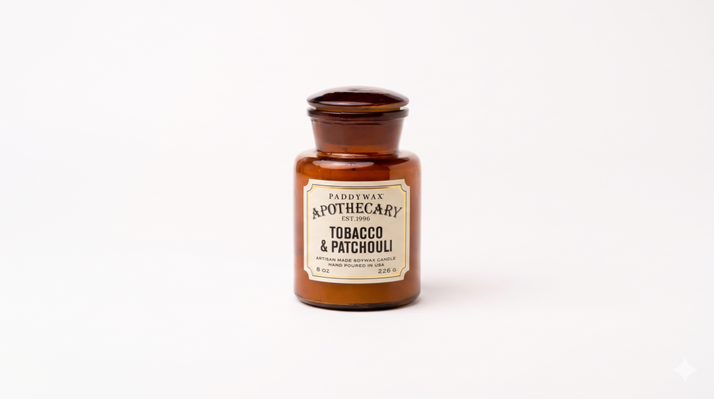 Paddywax Apothecary Tobacco + Patchouli Candle Review
