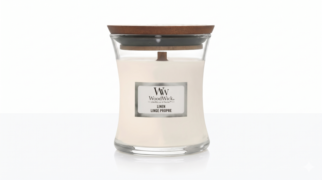 WoodWick Linen Candle Review